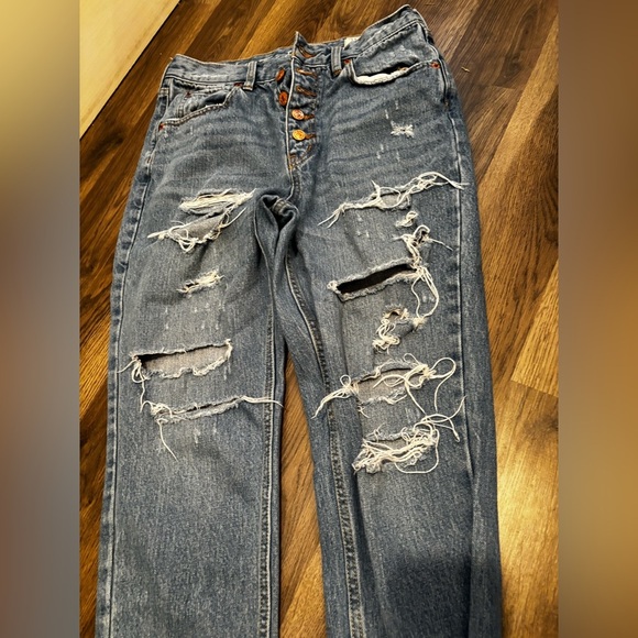 We The Free Light Blue Denim Jeans size 28 basic minimalist neutral daily - Picture 7 of 15